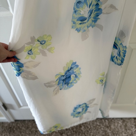 Old Navy White Floral Maxi Dress with Ruffle Sleeves. Size XL NWT - Picture 12 of 15